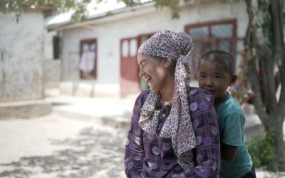  Surayo with her son Zainidin