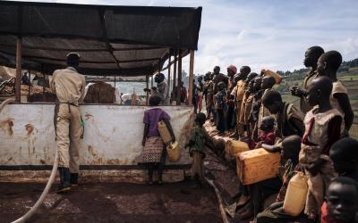 Water, sanitation and Hygiene activities in Rhoe camp