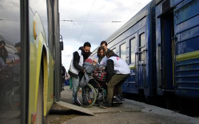 Fourth MSF train referral arrives Lviv