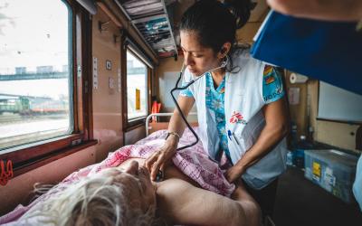 Doctors on Rails - MSF Medicalised train in Ukraine