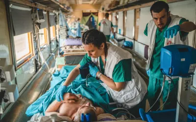 Doctors on Rails - MSF Medicalised train in Ukraine