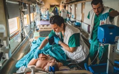 Doctors on Rails - MSF Medicalised train in Ukraine