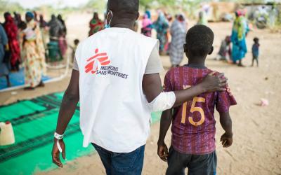 Vaccination campaign for sudanese refugees in Koufroun, Chad