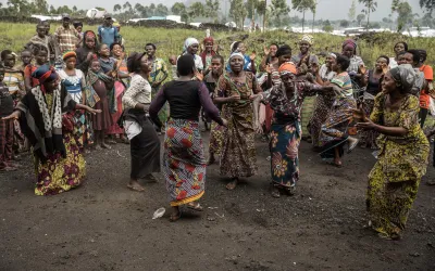 In the morning at the Rusayo Camp