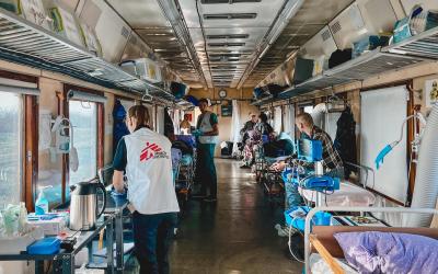 Medical evacuation from Kherson