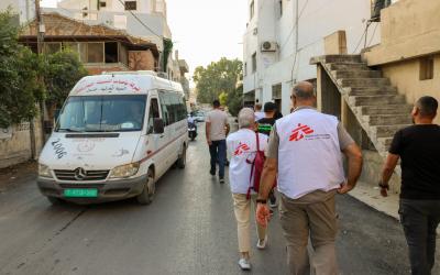 MSF reaction after bombing on Jenin refugee camp