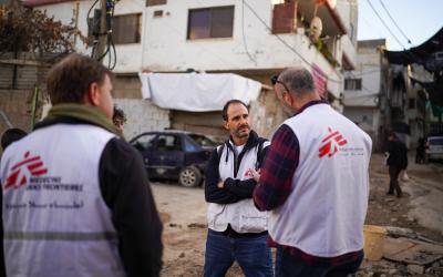 Christos Christou in Jenin, West Bank