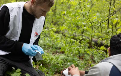 Medical intervention in Bialowezia forest