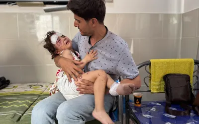 Gaza: Under bombs: MSF Colleagues and Their Kids Injured