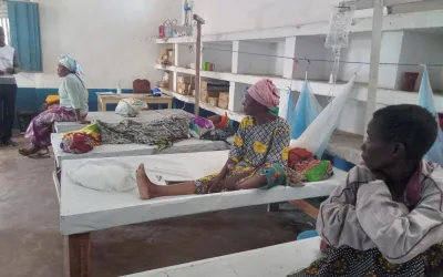 Cholera treatment centre in Baraka