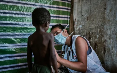 Malnutrition emergency: mobile clinic in Ranobe