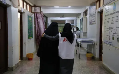 Taiz City, mother and child healthcare at Al Jamhouri hospital