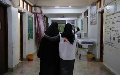 Taiz City, mother and child healthcare at Al Jamhouri hospital