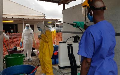 Centre de Traitement des Épidémies de Nongo, à Conakry