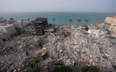 Destruction in Tyre/Sour after ceasefire