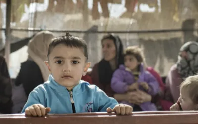 PatientInnen in der Klinik von Ärzte ohne Grenzen im Flüchtlingslager Domiz im Nordosten des Irak.