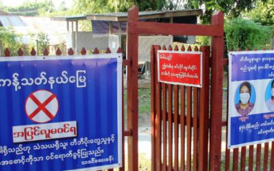 Das Tuberkulose-Zentrum von Ärzte ohne Grenzen in Myitkyina im Bundesstaat Kachin in Myanmar (Burma).