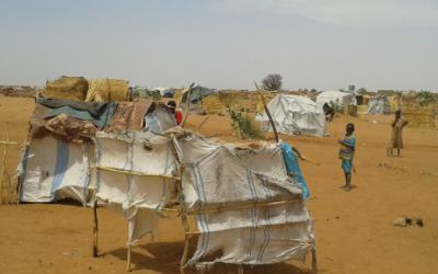 Das Lager El Sereif in der Nähe von Nyala, der Hauptstadt des sudanesischen Bundesstaats Darfur.