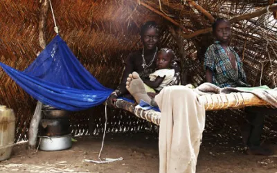 Lager für Vertriebene im Staat Bahr al-Ghazal.