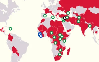 Thin Link Map Web