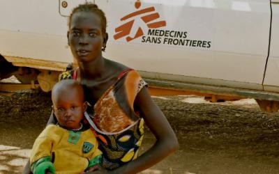 Uganda: Zehntausende südsudanesische Flüchtlinge sind vor der Gewalt in Nachbarländer geflohen (c) MSF