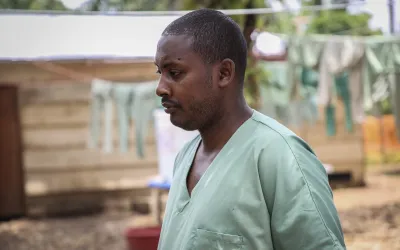 Alpha Diallo, Wasser- und Sanitärspezialist bei Ärzte ohne Grenzen