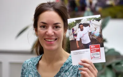 Astrid Glatz, Betreuerin für Firmenspenden bei Ärzte ohne Grenzen