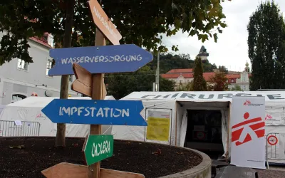 Ausstellung „Hilfe aus nächster Nähe“ in Graz