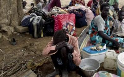 Auf der Flucht vor Kämpfen in Abyei