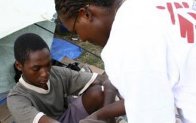 Cholera-Behandlungszentrum in Bindura