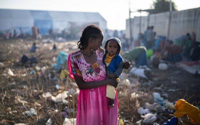 Ethiopian Refugees Crossing: Hamdayet Entry Point