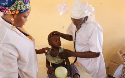 Meningitis, Lazaret center in Niamey