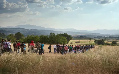 Idomeni migration route, Greece