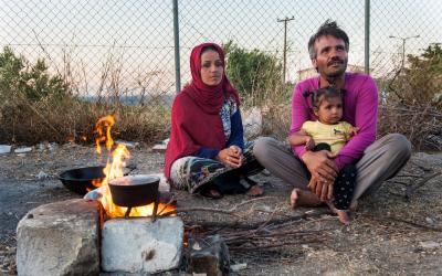 Kara Tepe Camp in Lesbos, Greece.