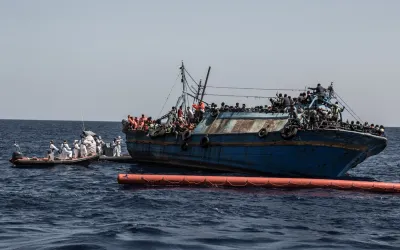 Bourbon Argos Rescue In The  Mediterranean Sea 6th August