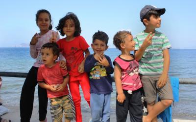 Refugee children of Kos