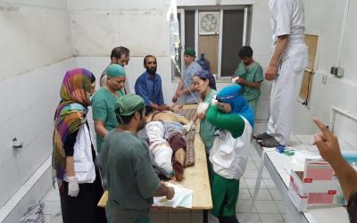 MSF Staff Killed and Hospital Partially Destroyed in Kunduz, Afghanistan.