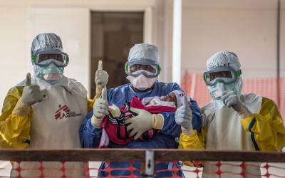 Nubia At MSF Ebola Treatment Center In Conakry, Guinea.