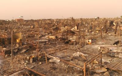 Fighting in Malakal, South Sudan