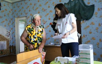 Primary health care in mobile clinics - Mariupol