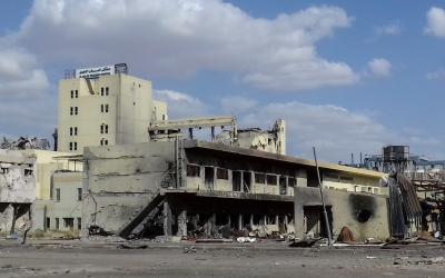 Health facilities damaged inside Mosul