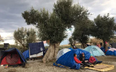 Trapped on the Greek islands