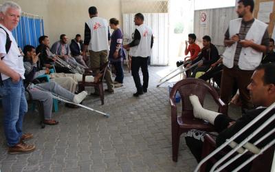 Admission of trauma patients following Palestinian March of Return