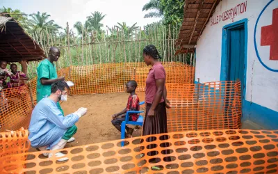 Ebola vaccination in Ikoko Impenge