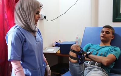 Gaza - Lifelong impact of gunshot injuries