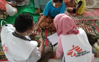 MSF team visits tsunami affected areas