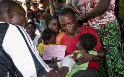 Measles campaign in DRC