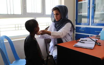 Displaced families in Herat