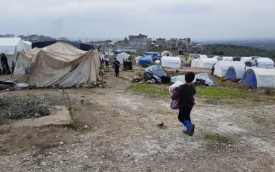 Despair and displacement in wintery northwest Syria