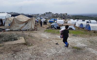 Despair and displacement in wintery northwest Syria